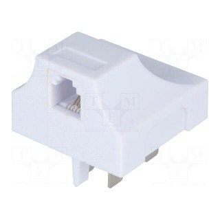 Adapter | RJ11 socket,WT4 plug | angled 90°