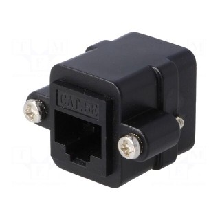 Coupler | adapter | PIN: 8 | Cat: 5e | unshielded | Layout: 8p8c | straight