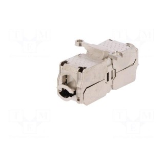 Coupler | Cat: 6a | for cable | straight