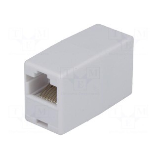 Coupler | Layout: 8p8c | RJ45 socket,both sides