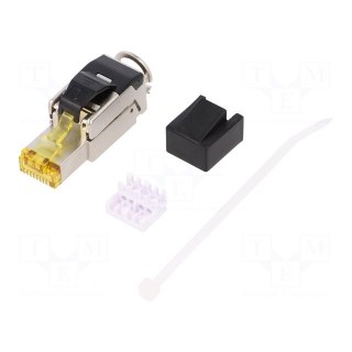 Plug | RJ45 | Cat: Cat 8.1 | shielded | Layout: 8p8c | 6÷7.5mm | RJ45 plug