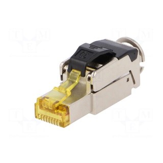 Plug | RJ45 | Cat: Cat 8.1 | shielded | Layout: 8p8c | 6÷7.5mm | RJ45 plug