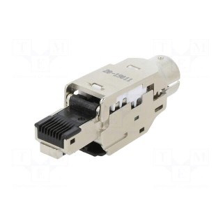 Plug | RJ45 | PIN: 4 | Cat: 5 | shielded | Layout: 8p4c | Øcable: 4.5÷9mm