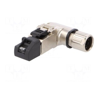 Plug | RJ45 | PIN: 8 | Cat: 5 | gold-plated | Layout: 8p8c | 5÷9mm | IP20