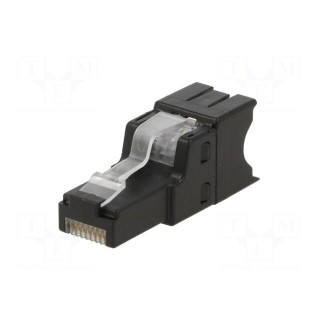 Plug | RJ45 | PIN: 8 | Cat: 6a | Layout: 8p8c | 26AWG÷22AWG | for cable