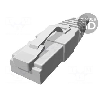 Plug | RJ45 | PIN: 8 | Cat: 6a | shielded | Layout: 8p8c | Øcable: 6.1÷6.9mm