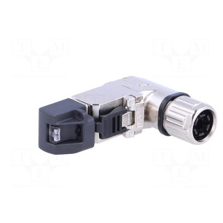 Plug | RJ45 | PIN: 8 | Cat: 6a | shielded,with protective cap | 5.5÷10mm