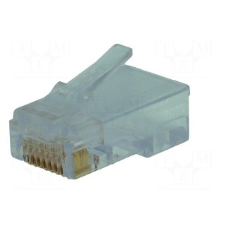 Plug | RJ45 | PIN: 8 | Layout: 8p8c | IDC,crimped | for cable