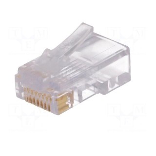 Plug | RJ45 | PIN: 8 | Layout: 8p8c | IDC,crimped | for cable