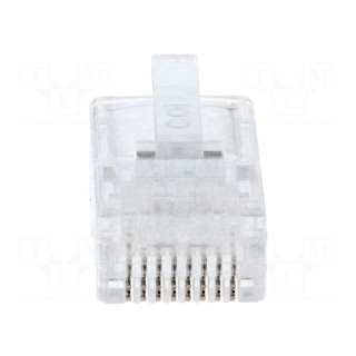 Plug | RJ45 | PIN: 8 | Layout: 8p8c | for cable | IDC,crimped