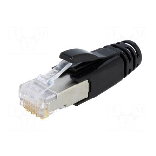 Plug | RJ45 | PIN: 8 | shielded | Layout: 8p8c | IDC,crimped | for cable