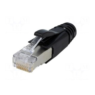 Plug | RJ45 | PIN: 8 | shielded | Layout: 8p8c | IDC,crimped | for cable