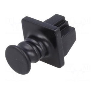 Protection cap | Colour: black | push-in | Application: RJ45 sockets