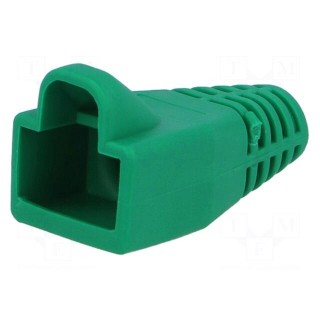 RJ45 plug boot | 6mm | Colour: green
