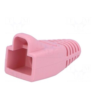 RJ45 plug boot | 6mm | Colour: pink