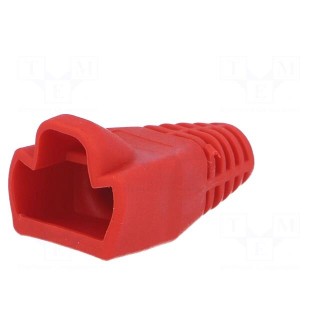 RJ45 plug boot | 6mm | red