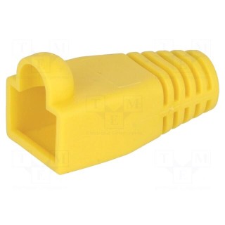 RJ45 plug boot | 6mm | Colour: yellow