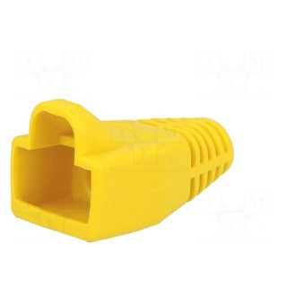 RJ45 plug boot | 6mm | Colour: yellow