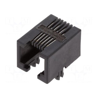 Socket | RJ12 | PIN: 6 | Cat: 3 | unshielded | gold-plated | Layout: 6p6c