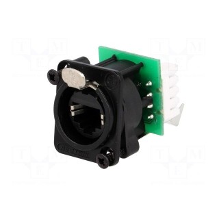 Socket | RJ45 | etherCON | PIN: 8 | Cat: 5e | shielded,with cable clamp