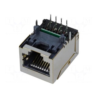 Socket | RJ45 | MXMag | PIN: 8 | shielded,with isolation transformer
