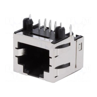 Socket | RJ45 | PIN: 8 | Cat: 3 | shielded,low profile | gold-plated