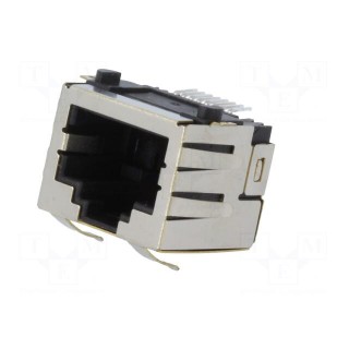 Socket | RJ45 | PIN: 8 | Cat: 5 | Layout: 8p8c | SMT | horizontal