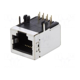 Socket | RJ45 | PIN: 8 | Cat: 5 | shielded | gold-plated | Layout: 8p8c