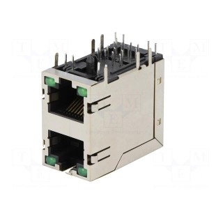 Socket | RJ45 | PIN: 8 | Cat: 5 | shielded | Layout: 8p8c