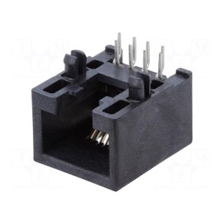 Socket | RJ45 | PIN: 8 | Cat: 5e | unshielded,low profile | gold-plated
