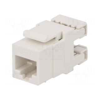 Socket | RJ45 | PIN: 8 | Cat: 6 | unshielded,Keystone | Layout: 8p8c | IDC