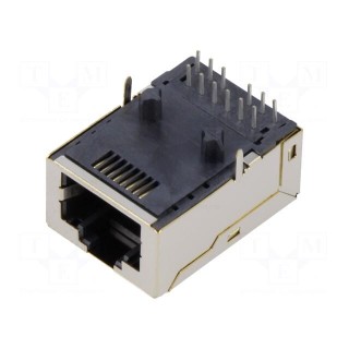 Socket | RJ45 | PIN: 8 | Cat: 6a | shielded,with isolation transformer