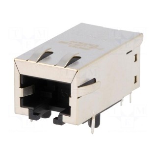 Socket | RJ45 | PIN: 8 | shielded,PoE,with isolation transformer