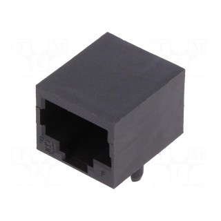 Socket | RJ50 | PIN: 10 | Cat: 3 | unshielded | gold-plated | THT | on PCBs