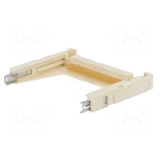 Connector: for cards | Compact Flash I & II | SMT | gold-plated