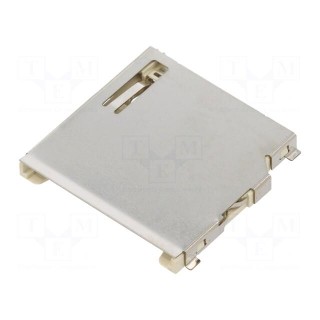 Connector: for cards | SD | SMT | selectively gold plated | LCP | 500mA