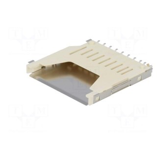 Connector: for cards | SD | without ejector | SMT
