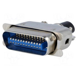 Connector: Centronics | plug | male | PIN: 24 | soldering | for cable
