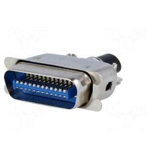 Connector: Centronics | plug | male | PIN: 24 | soldering | for cable