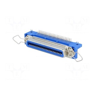 Connector: Centronics | socket | female | PIN: 50 | THT | angled 90°