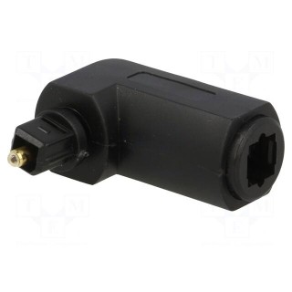 Connector: fiber optic | adapter,plug/socket | optical (Toslink)