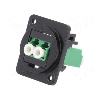 Connector: fiber optic | coupler | single mode duplex (SM) | FT