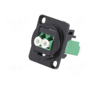 Connector: fiber optic | coupler | single mode duplex (SM) | FT