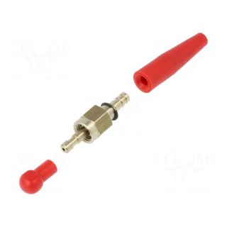 Connector: fiber optic | plug | FSMA | for cable | clamp