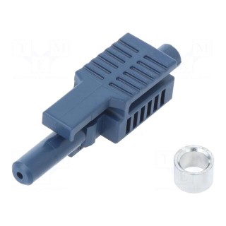 Connector: fiber optic | plug | HFBR-4513,simplex | for cable
