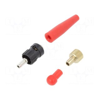 Connector: fiber optic | plug | ST(BFOC) | for cable | crimped