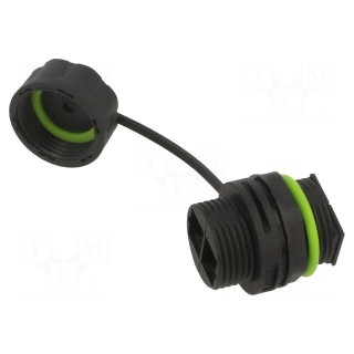 Connector: fiber optic | socket | SC | for panel mounting | ways: 2