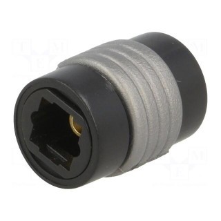 Connector: fiber optic | socket,coupler | optical (Toslink)