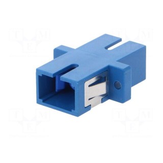 Connector: fiber optic | socket,coupler | SC | female | ways: 1