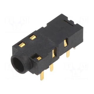 Connector: optical (Toslink) + Jack 3,5mm | angled 90° | THT